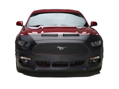 Covercraft Colgan Custom Original Front End Bra with License Plate and Emblem Opening; Black Crush (14-19 Corvette C7 Stingray)