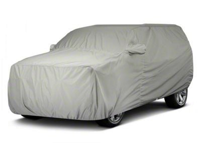 Covercraft Custom Car Covers Polycotton Car Cover; Gray (20-24 Corvette C8 w/o Low Spoiler)