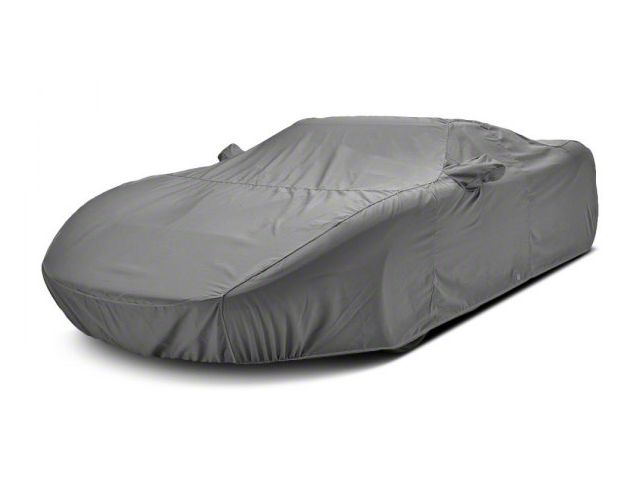 Covercraft Custom Car Covers Sunbrella Car Cover; Gray (20-24 Corvette C8 w/o Spoiler)
