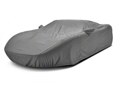 Covercraft Custom Car Covers Sunbrella Car Cover; Gray (2019 Corvette C7 ZR1 w/ Low Wing)