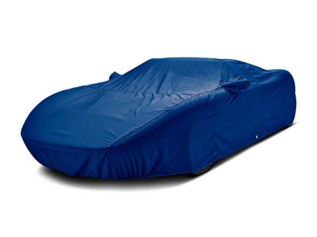 Covercraft Custom Car Covers Sunbrella Car Cover; Pacific Blue (2019 Corvette C7 ZR1 w/ High Wing)