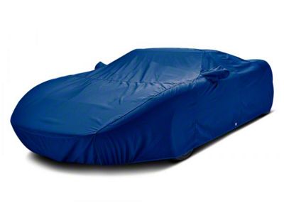 Covercraft Custom Car Covers Sunbrella Car Cover; Pacific Blue (2019 Corvette C7 ZR1 w/ High Wing)