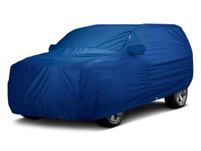Covercraft Custom Car Covers Sunbrella Car Cover; Pacific Blue (20-24 Corvette C8 w/o Low Spoiler)