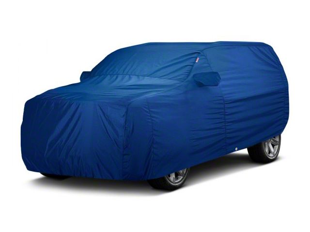 Covercraft Custom Car Covers Sunbrella Car Cover; Pacific Blue (20-24 Corvette C8 w/o Low Spoiler)