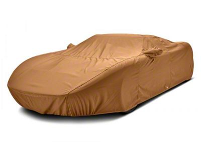 Covercraft Custom Car Covers Sunbrella Car Cover; Toast (2019 Corvette C7 ZR1 w/ Low Wing)