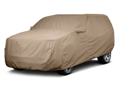 Covercraft Custom Car Covers Ultratect Car Cover; Tan (20-25 Corvette C8 w/o Low Spoiler)