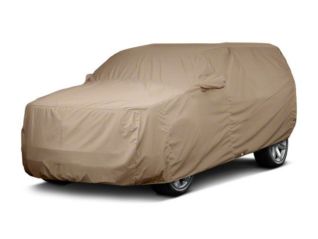 Covercraft Custom Car Covers Ultratect Car Cover; Tan (20-24 Corvette C8 w/o Low Spoiler)