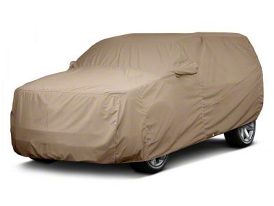 Covercraft Custom Car Covers Ultratect Car Cover; Tan (20-24 Corvette C8 w/o Low Spoiler)