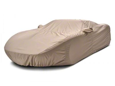 Covercraft Custom Car Covers Ultratect Car Cover; Tan (20-24 Corvette C8 w/ High Wing)