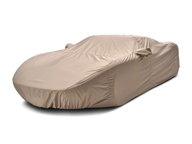 Covercraft Custom Car Covers Ultratect Car Cover; Tan (20-24 Corvette C8 w/ High Wing)