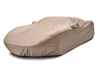 Covercraft Custom Car Covers Ultratect Car Cover; Tan (20-23 Corvette C8 w/ High Wing)