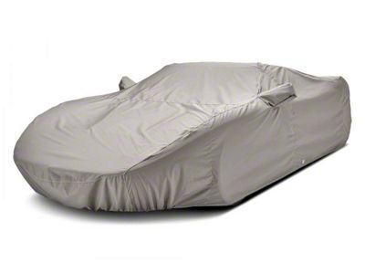 Covercraft Custom Car Covers WeatherShield HD Car Cover; Gray (20-24 Corvette C8 w/o Spoiler)