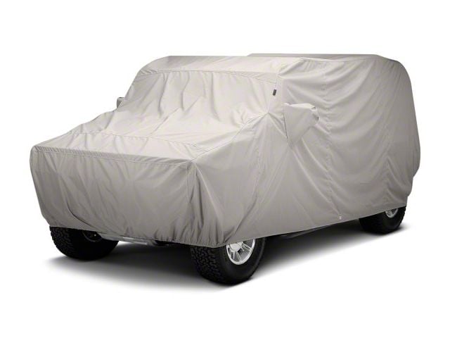 Covercraft Custom Car Covers WeatherShield HD Car Cover; Gray (20-24 Corvette C8 w/o Low Spoiler)