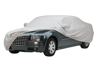 Covercraft Custom Car Covers WeatherShield HD Car Cover; Gray (20-24 Corvette C8 w/ High Wing)