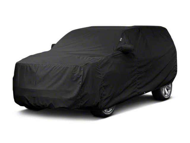 Covercraft Custom Car Covers WeatherShield HP Car Cover; Black (20-24 Corvette C8 w/o Low Spoiler)