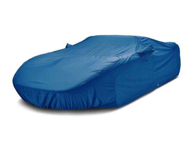 Covercraft Custom Car Covers WeatherShield HP Car Cover; Bright Blue (20-24 Corvette C8 w/ High Wing)