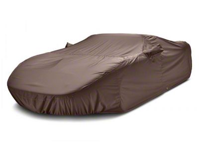 Covercraft Custom Car Covers WeatherShield HP Car Cover; Taupe (2019 Corvette C7 ZR1 w/ Low Wing)