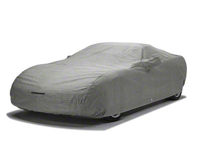 Covercraft Custom Car Covers 5-Layer Indoor Car Cover; Gray (23-25 Corvette C8 Z06 w/o Z07 Performance Package)