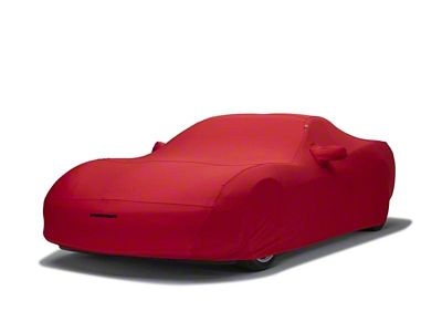 Covercraft Custom Car Covers Form-Fit Car Cover; Bright Red (23-24 Corvette C8 Z06 w/o Z07 Performance Package)