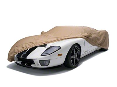 Covercraft Custom Car Covers Sunbrella Car Cover; Toast (23-24 Corvette C8 Z06 w/o Z07 Performance Package)