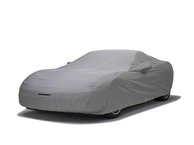 Covercraft Custom Car Covers Ultratect Car Cover; Gray (23-25 Corvette C8 Z06 w/o Z07 Performance Package)