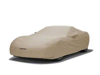 Covercraft Custom Car Covers Ultratect Car Cover; Tan (23-25 Corvette C8 Z06 w/o Z07 Performance Package)