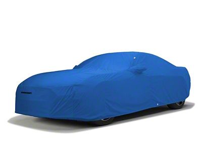 Covercraft Custom Car Covers WeatherShield HP Car Cover; Bright Blue (23-25 Corvette C8 Z06 w/o Z07 Performance Package)