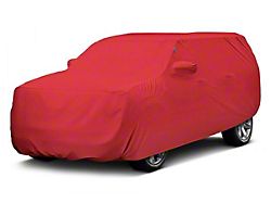Covercraft Custom Car Covers Form-Fit Car Cover; Bright Red (21-25 Mustang Mach-E)