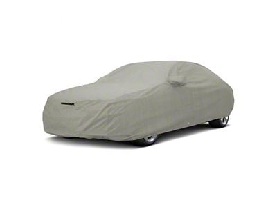 Covercraft Custom Car Covers 3-Layer Moderate Climate Car Cover with Black Mustang Cobra Logo (94-98 Mustang Coupe)