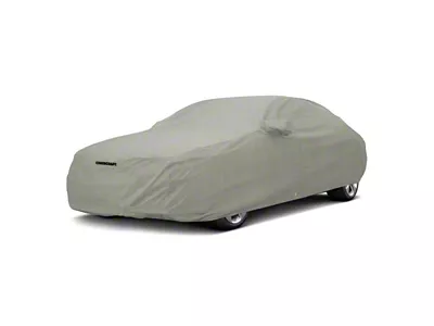 Covercraft Custom Car Covers 3-Layer Moderate Climate Car Cover with Antenna Pocket and Black Mustang Cobra Logo (10-14 Mustang)