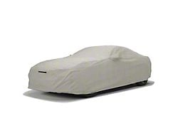 Covercraft Custom Car Covers 3-Layer Moderate Climate Car Cover; Gray (82-86 Mustang GT Hatchback w/ Rear Spoiler)