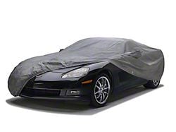 Covercraft Custom Car Covers 5-Layer Indoor Car Cover with Antenna Pocket; Gray (22-24 Mustang GT Fastback w/ Performance Pack)