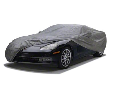 Covercraft Custom Car Covers 5-Layer Indoor Car Cover with Antenna Pocket; Gray (22-24 Mustang GT Fastback w/ Performance Pack)