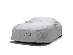 Covercraft Custom Car Covers 5-Layer Softback All Climate Car Cover with Mustang 60th Anniversary Logo; Gray (05-09 Mustang GT Coupe, V6 Coupe)