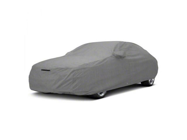 Covercraft Custom Car Covers 3-Layer Moderate Climate Car Cover; Gray (94-98 Mustang Coupe)