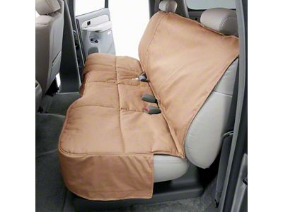 Covercraft Canine Covers Custom Padded Rear Seat Protector; Tan (94-04 Mustang Convertible w/o Child Seat Latches)