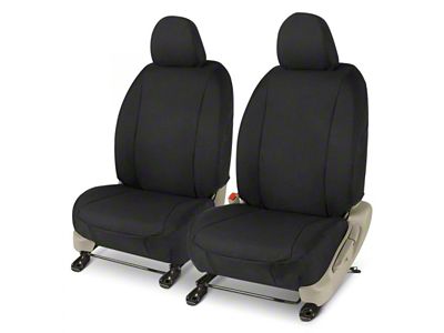 Covercraft Precision Fit Seat Covers Endura Custom Front Row Seat Covers; Black (05-14 Mustang w/o RECARO Seats)