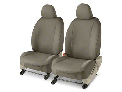Covercraft Precision Fit Seat Covers Endura Custom Front Row Seat Covers; Charcoal (05-14 Mustang w/o RECARO Seats)