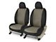 Covercraft Precision Fit Seat Covers Endura Custom Front Row Seat Covers; Charcoal/Black (05-14 Mustang w/o RECARO Seats)