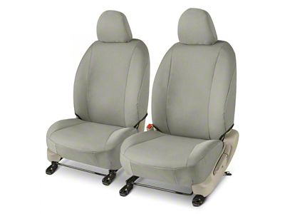 Covercraft Precision Fit Seat Covers Endura Custom Front Row Seat Covers; Silver (05-14 Mustang w/o RECARO Seats)