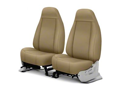 Covercraft Precision Fit Seat Covers Endura Custom Front Row Seat Covers; Tan (83-93 Mustang Convertible)