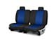 Covercraft Precision Fit Seat Covers Endura Custom Second Row Seat Cover; Blue/Black (94-98 Mustang V6 Coupe)