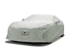 Covercraft Custom Car Covers 3-Layer Moderate Climate Car Cover with Antenna Pocket and Mustang 60th Anniversary Logo; Gray (15-26 Mustang Fastback, Excluding GT350, GT500 & 22-26 GT Fastback w/ Performance Pack)