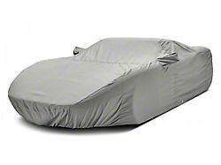 Covercraft Custom Car Covers Polycotton Car Cover with Antenna Pocket; Gray (15-26 Mustang Convertible)