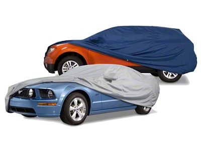 Covercraft Custom Car Covers Ultratect Car Cover with Antenna Pocket; Gray (22-25 Mustang GT Fastback w/ Performance Pack)