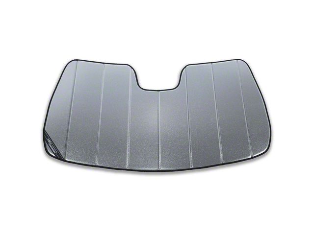 Covercraft UVS100 Heat Shield Premier Series Custom Sunscreen; Galaxy Silver (15-23 Mustang w/o Mirror Camera)