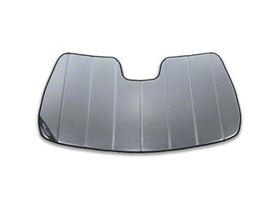 Covercraft UVS100 Heat Shield Premier Series Custom Sunscreen; Galaxy Silver (15-23 Mustang w/o Mirror Camera)