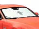 Covercraft UVS100 Heat Shield Premier Series Custom Sunscreen with Tri-Bar Logo; White (15-23 Mustang)