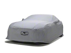 Covercraft Custom Car Covers WeatherShield HP Car Cover with Antenna Pocket and Mustang 60th Anniversary Logo; Gray (15-25 Mustang Fastback, Excluding GT350, GT500 & 22-25 GT Fastback w/ Performance Pack)