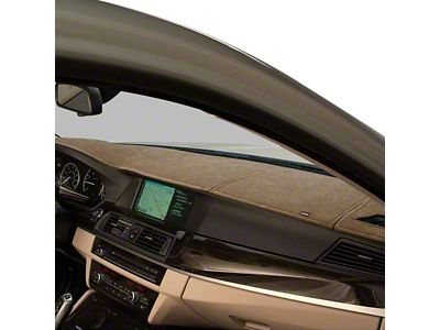 Covercraft SuedeMat Custom Dash Cover; Beige (93-96 Camaro w/ Alarm Sensor)